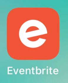 travel app icon for eventbrite