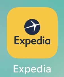 travel app icon for expedia