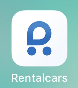 travel app icon for rentalcars.com