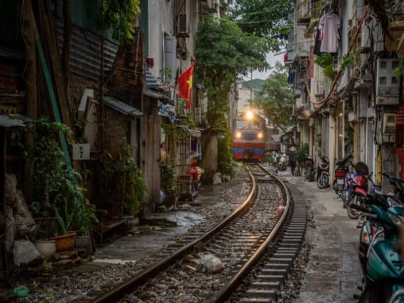 Train street, Hanoi, Vietnam